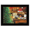Ive Been A Good Boy 3 Black Framed Print Wall Art