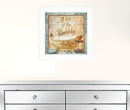 A Bit of Bubbly 1 White Framed Print Bathroom Wall Art