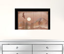 Full Moon I 2 Black Framed Print Wall Art