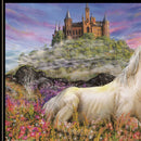 Royal Unicorn 3 Black Framed Print Wall Art