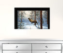 Breaking the Silence 2 Black Framed Print Wall Art