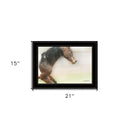 Leap Of Faith 3 Black Framed Print Wall Art