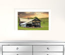 Mail Pouch Barn 4 White Framed Print Wall Art