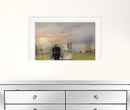 Morning Exercise 2 White Framed Print Wall Art