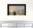 Morning Exercise 3 Black Framed Print Wall Art