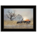 Fall Pumpkin Harvest 3 Black Framed Print Kitchen Wall Art