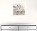 Transitional Blooms I 2 White Framed Print Wall Art