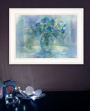 Susies Blue 2 White Framed Print Wall Art