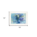 Bouquet 2 White Framed Print Wall Art