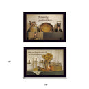 Set Of Two May Our Hearts Be warm 3 Black Framed Print Kitchen Wall Art