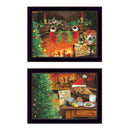 Set Of Two Ive Been A Good Boy 3 Black Framed Print Wall Art