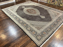 Exquisite Persian Tabriz Rug - 10x13, 400 KPSI, Herati Pattern