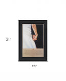 I DO 5 Black Framed Print Wall Art