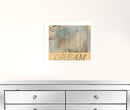 DREAM 1 White Framed Print Wall Art