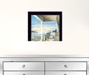 Waiting On Sunset 2 Black Framed Print Wall Art