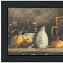 Pumpkin & Pods Black Framed Print Wall Art