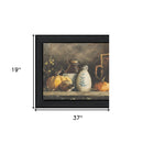 Pumpkin & Pods Black Framed Print Wall Art