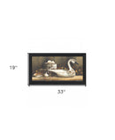 Country Charm Black Framed Print Wall Art