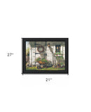Spring Cleaning 3 Black Framed Print Wall Art