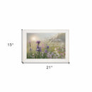 Bloom Where You Are Planted 1 White Framed Print Wall Art