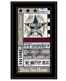 Families Are Forever 4 Black Framed Print Wall Art