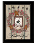 Count Your Blessings 2 Black Framed Print Wall Art