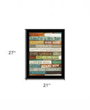 Today Is A New Day 3 Black Framed Print Wall Art