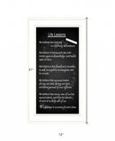 Life Lessons 3 White Framed Print Wall Art