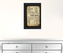 Nina Says 2 Black Framed Print Wall Art