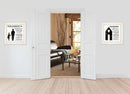 Set Of Two My Grandparents Are The Best 2 White Framed Print Wall Art