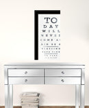 Set Of Two Eye Charts 1 Black Framed Print Wall Art