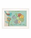 Sow Kindness Scatter Love 1 White Framed Print Wall Art