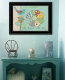 Sow Kindness Scatter Love 2 Black Framed Print Wall Art