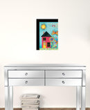 No Place Like Home 2 Black Framed Print Wall Art