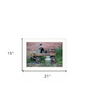 Milk Wagon 2 White Framed Print Wall Art