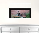 Milk Wagon 2 White Framed Print Wall Art