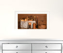 Gathering The Harvest 2 White Framed Print Wall Art