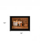 Gathering The Harvest 2 White Framed Print Wall Art