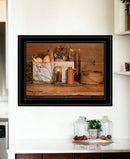 Gathering The Harvest 2 White Framed Print Wall Art