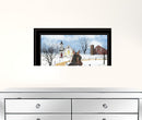 Sleigh Bells Ring 2 White Framed Print Wall Art