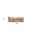 Peaceful Homestead 1 White Framed Print Wall Art