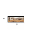 Peaceful Homestead 1 White Framed Print Wall Art