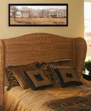 Peaceful Homestead 3 Black Framed Print Wall Art