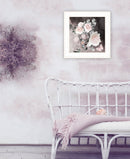 Noir Roses IV 3 White Framed Print Wall Art