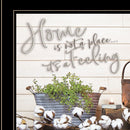 Home Is Not A Place 2 White Framed Print Wall Art