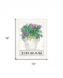 Dream Succulents 2 White Framed Print Wall Art