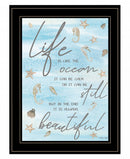 Life Is Like 2 White Framed Print Wall Art