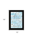 Life Is Like 2 White Framed Print Wall Art
