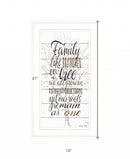 Family 4 White Framed Print Wall Art