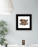 Coffee And Friends 2 White Framed Print Wall Art